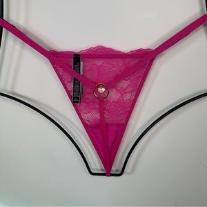 Pink valentines panties with heart